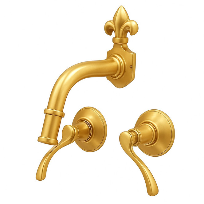 Bronze Faucet Fleur-de-Lis – Handcrafted Kitchen Elegance