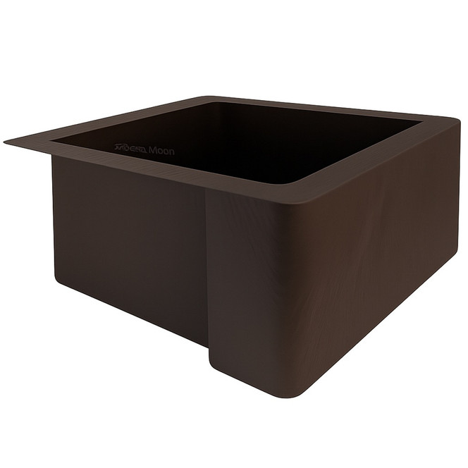 Handcrafted Copper Apron Sink – Single Bowl Elegance