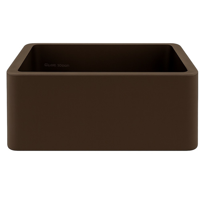 Copper Apron Vessel Sink – Handcrafted Single Bowl