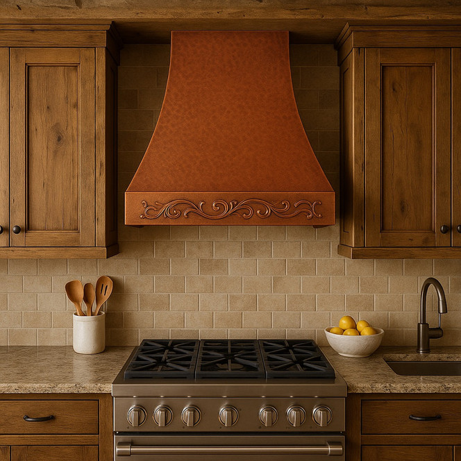 Sloping Copper Range Hoods: Design Benefits | MyRustica