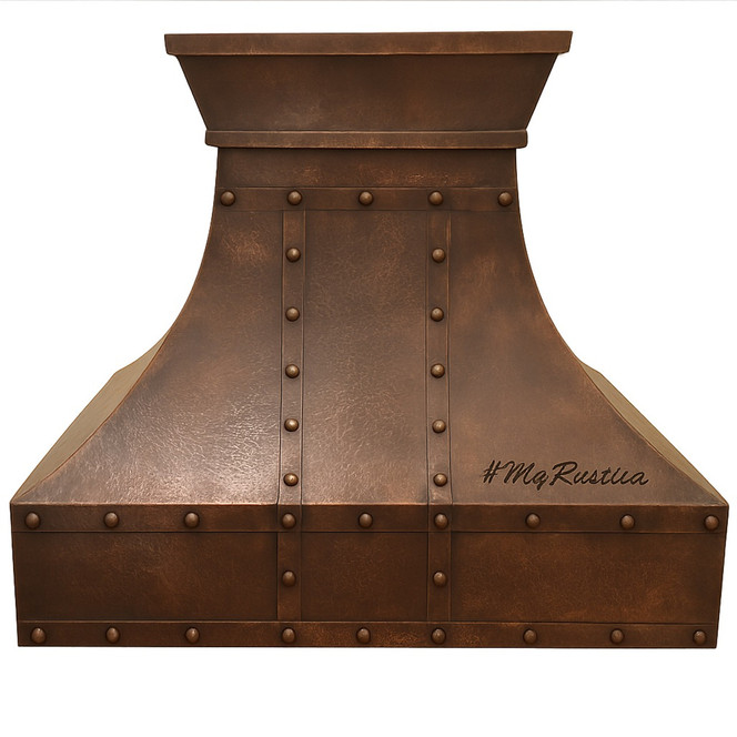 Made-to-Order Copper Range Hood – Custom Artisan Vent Hood | Rustica House