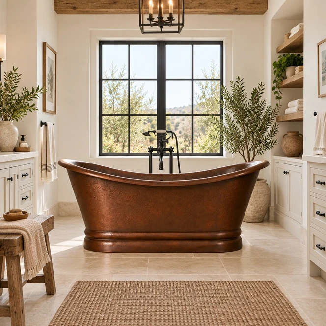 Dark Patina Copper Soaking Bathtub Guide