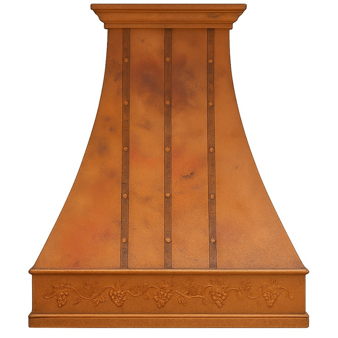 Decorative Apron Copper Range Hood – Timeless Handcrafted Charm