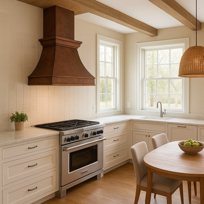 Rustic Flared Copper Range Hood Guide