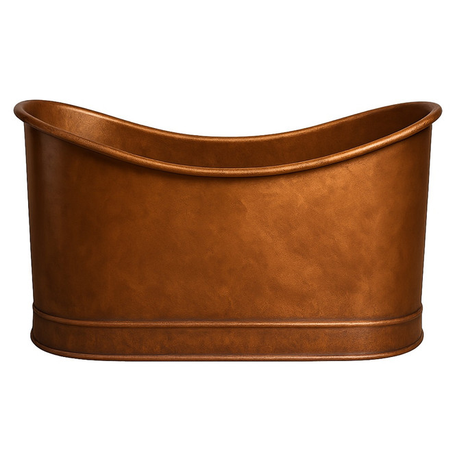 Freestanding Hammered Copper Bathtub – Handcrafted Luxury Soaking