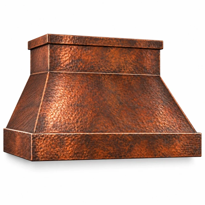 Hammered Copper Range Hood Kitchen Design Ideas