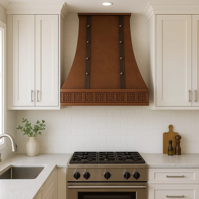 Hand-Hammered Copper Range Hoods