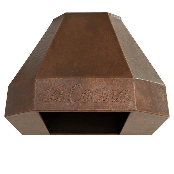 Cheyenne Hexagonal Copper Range Hood – Unique Geometric Design