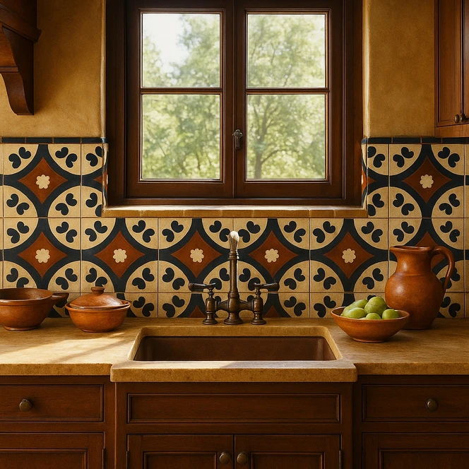 Mexican Tile Backsplash
