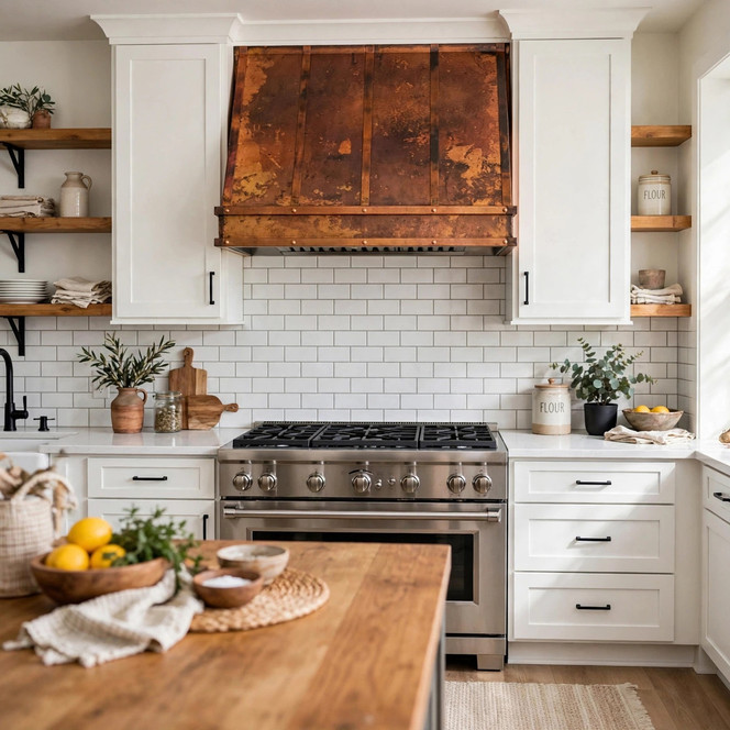 Double-Beam Under-Cabinet Copper Range Hood Guide