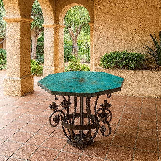 ​Octagonal Copper Tabletop