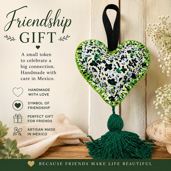 Silvita Creations Mexican Heart Ornaments
