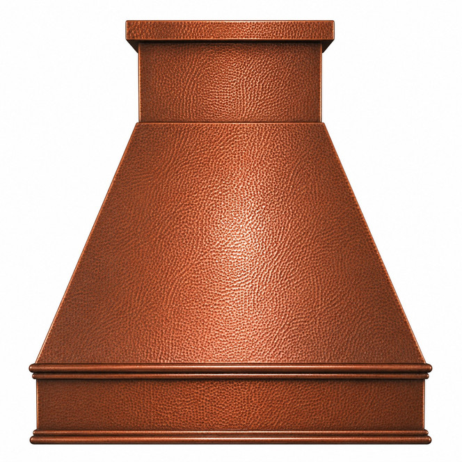 Tapered Copper Range Hood Guide