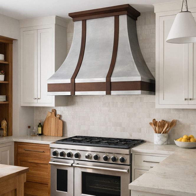 Mixed Metal Zinc and Copper Range Hood Guide