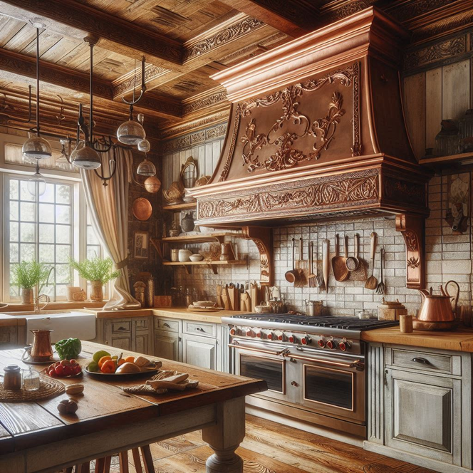 Transform Your Kitchen with a Copper Range Hood from MyRustica.com
