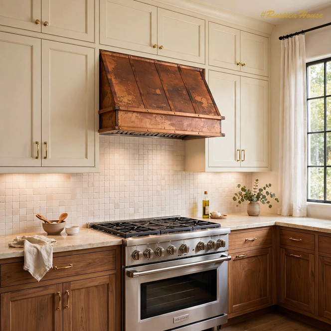 Under-Cabinet Copper Range Hood Guide | US Cabinet Sizes