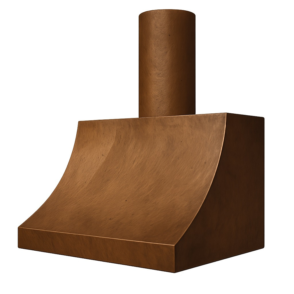 Hammered Copper Hood – Old‑World Rustic & Tuscan Design