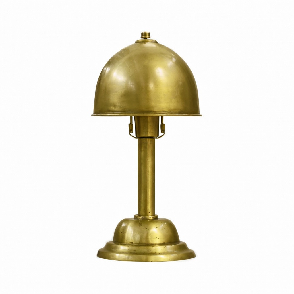 Classic domed bronze desk and night table lamp