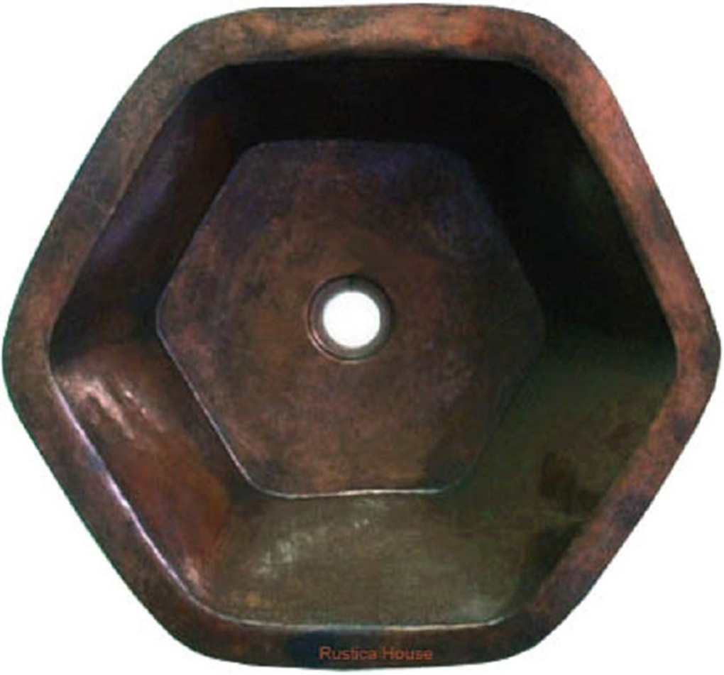 copper bar sink old European