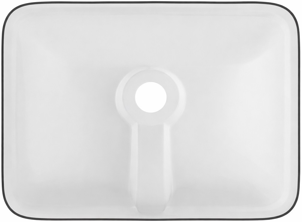 Rectangular talavera bathroom sink cross floral hand painted view from undernigh