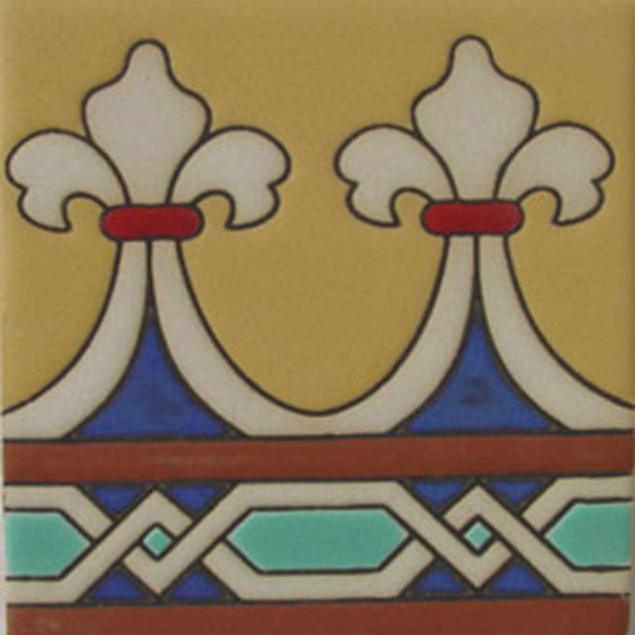 conventional relief tile white