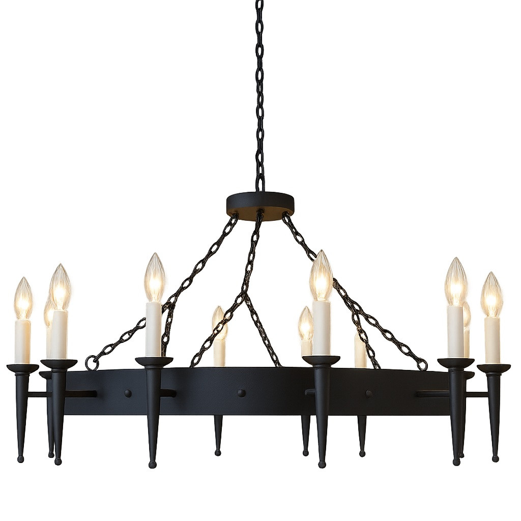 black-wrought-iron-circular-