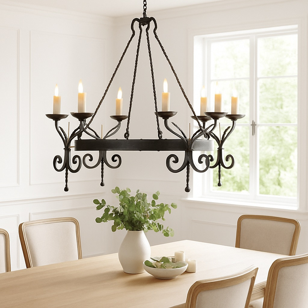 Ceiling Iron Chandelier