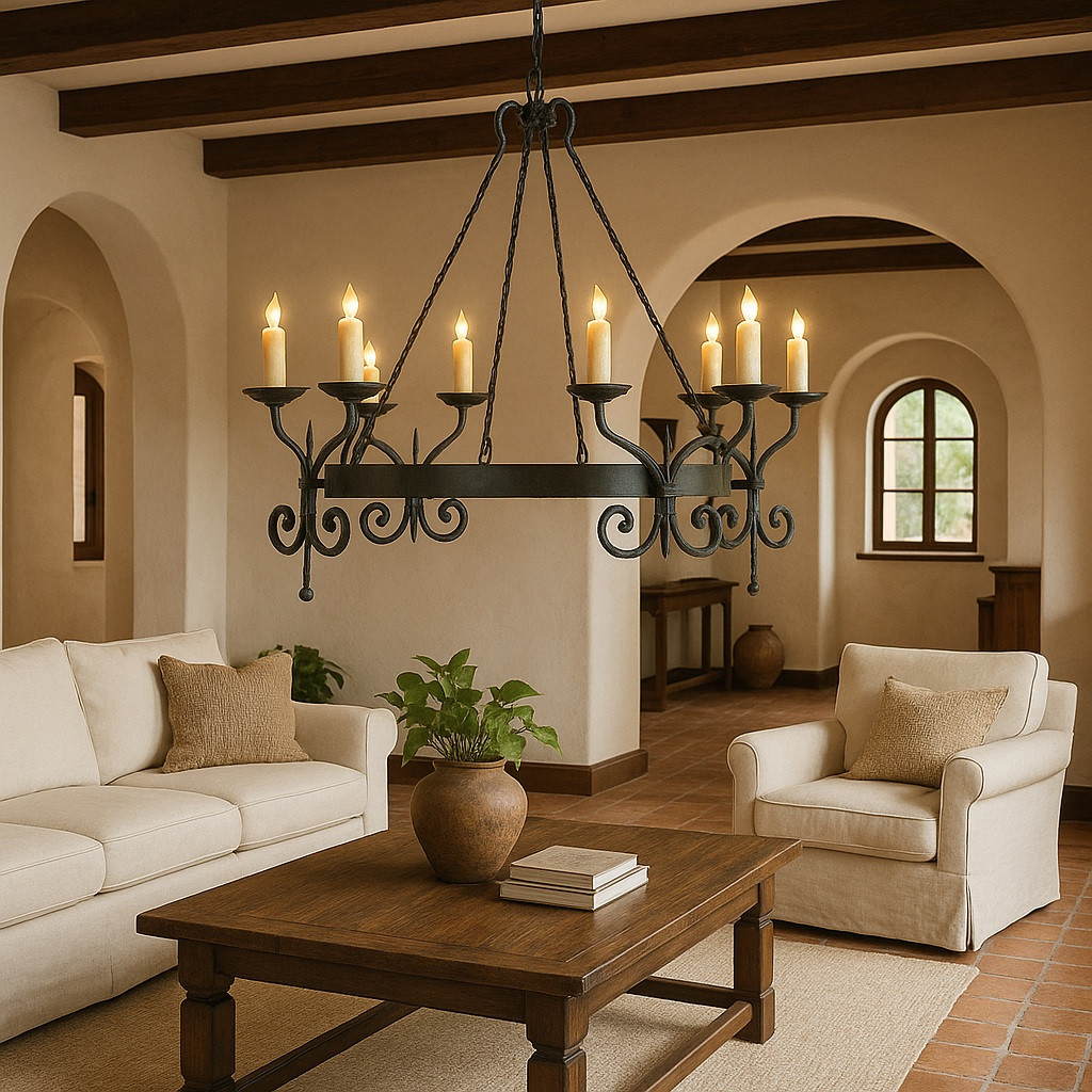 Ceiling Iron Chandelier