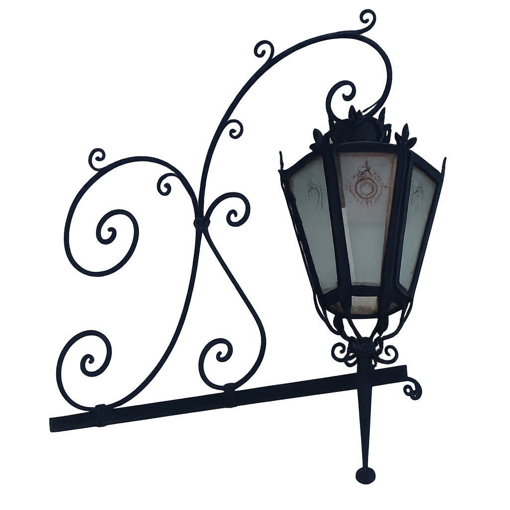 Rustica House Wrought Iron Lantern - Thumbnail 2