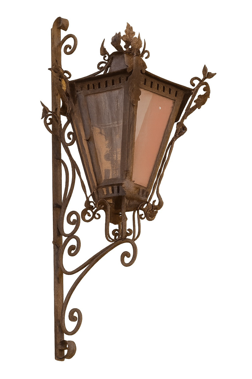 Rustica House Wrought Iron Lantern - Thumbnail 2