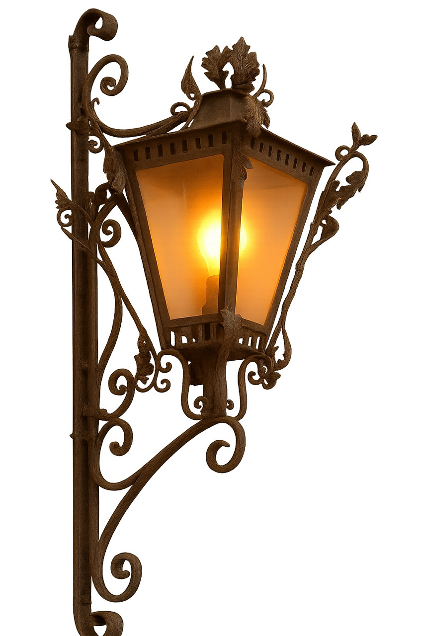Rustica House Wrought Iron Lantern