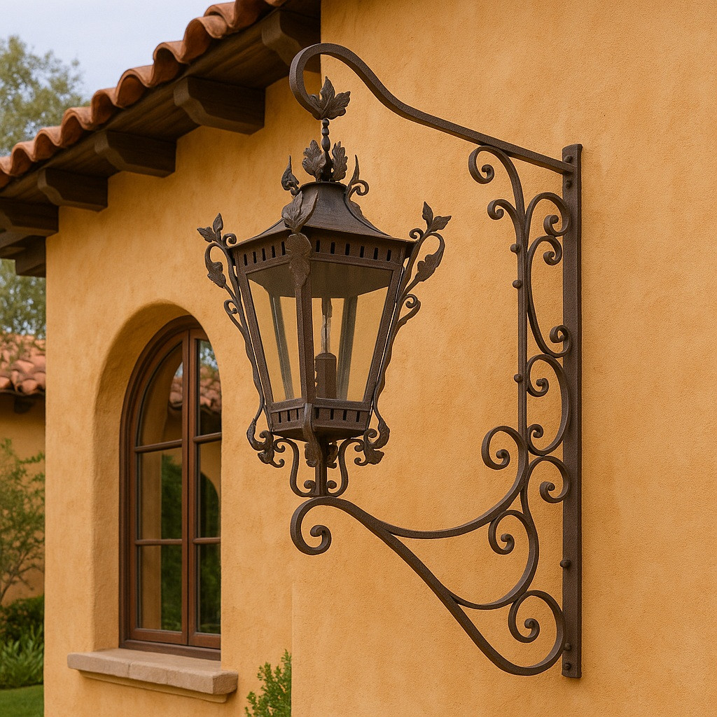 Rustica House Wrought Iron Lantern - Thumbnail 3