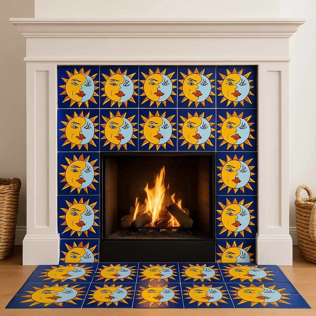 40-azulejos Talavera Pntadas A Mano 2 X 2 - Etsy España | Talavera