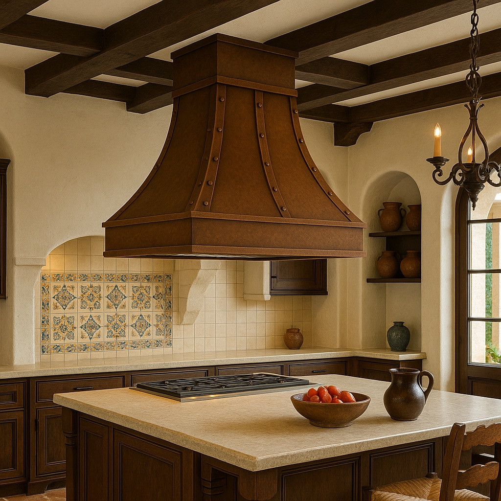Copper Range Hood for Wall & Island Installation | Rustica House