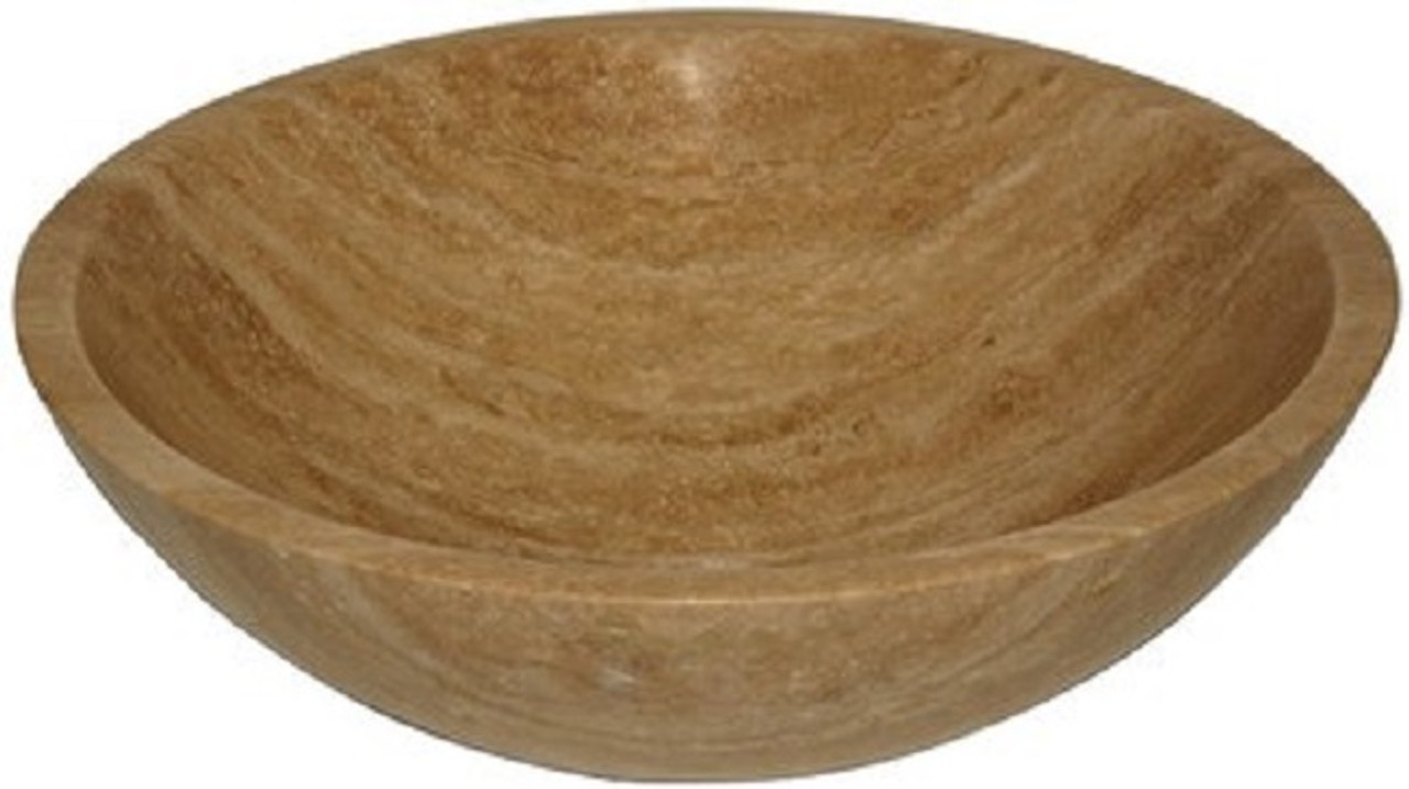 round bathroom stone sink