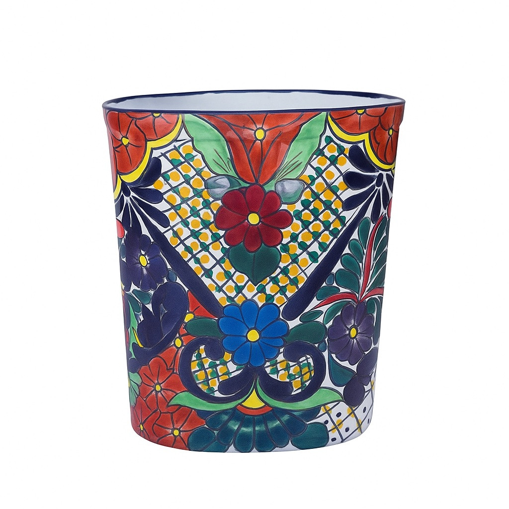 talavera bath trash can