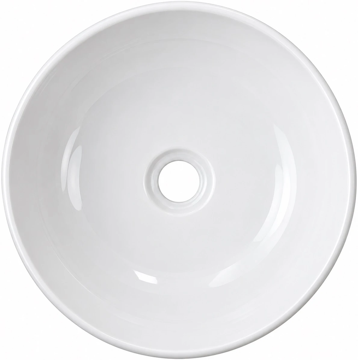 Round white talavera bathroom sink modern ceramic design