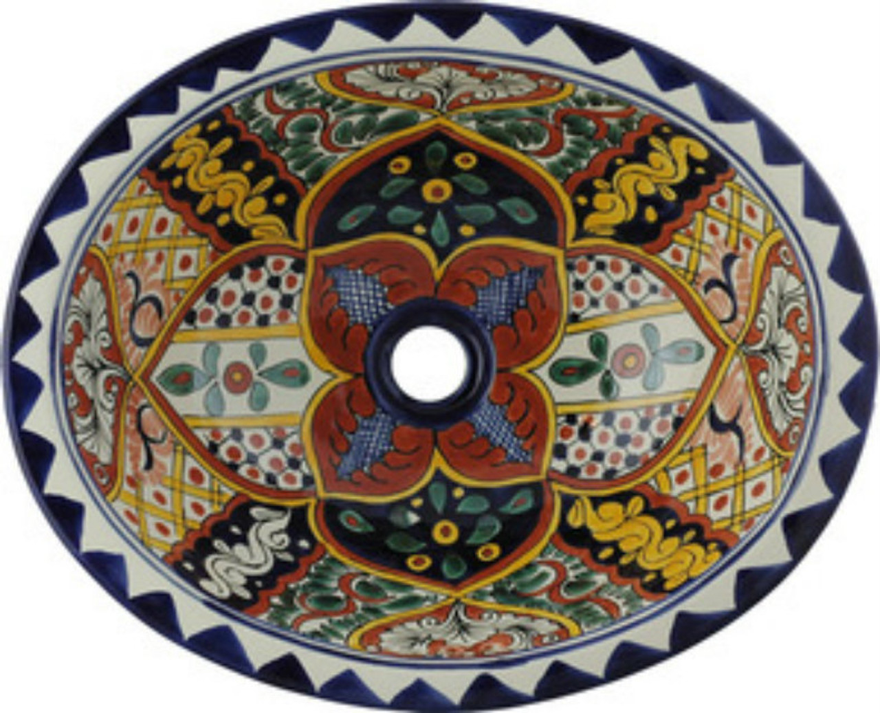 handcrafted rustic yellow talavera sink