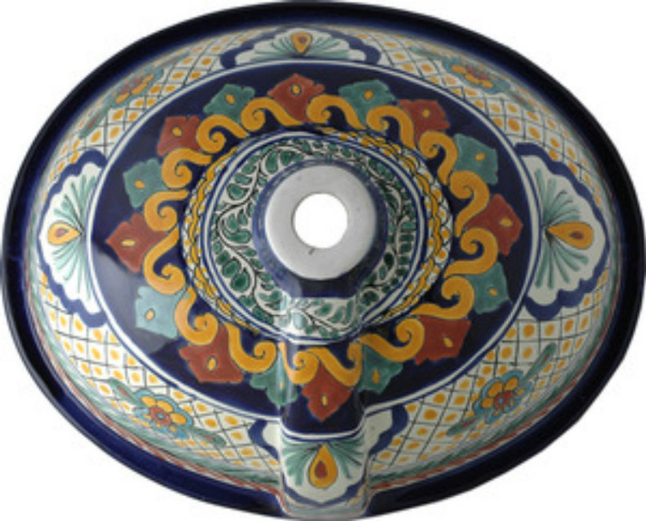 hand made talavera bathroom sink
