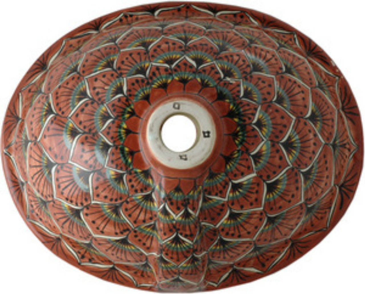 colorful talavera bathroom sink