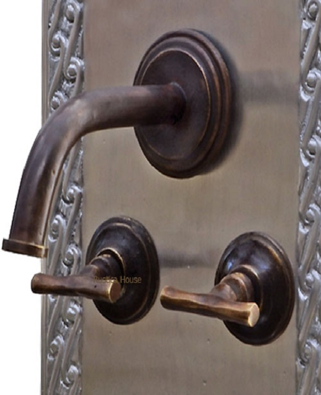 wall mount kitchen bar modern bronze faucet