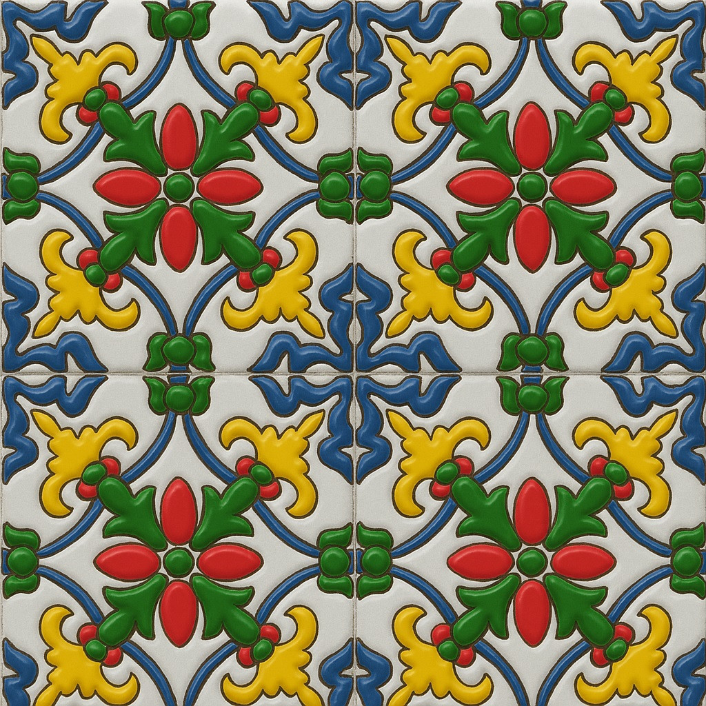 Colorful Designs Made Of Tiles