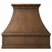 Bell Copper Range Hood with Tall Apron and Double Bend Kitchen Images