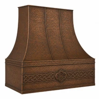 Celtic Knot Copper Range Hood Kitchen Images