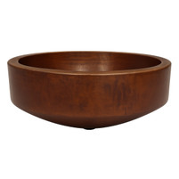 Copper Apron Vessel Sink – Hand-Hammered Elegance for Bathrooms