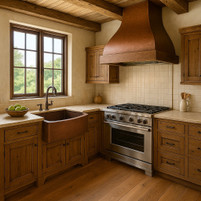 Apron Front Copper Sinks