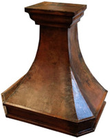 Designer Copper Range Hood | Custom Artisan Vent Hood by Rustica House