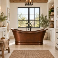 Dark Patina Copper Soaking Bathtub Guide