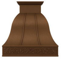 Decorative Copper Range Hood – Handcrafted Statement Design