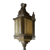 Decorative Moorish Pendant Lamp – Spanish Colonial Elegance